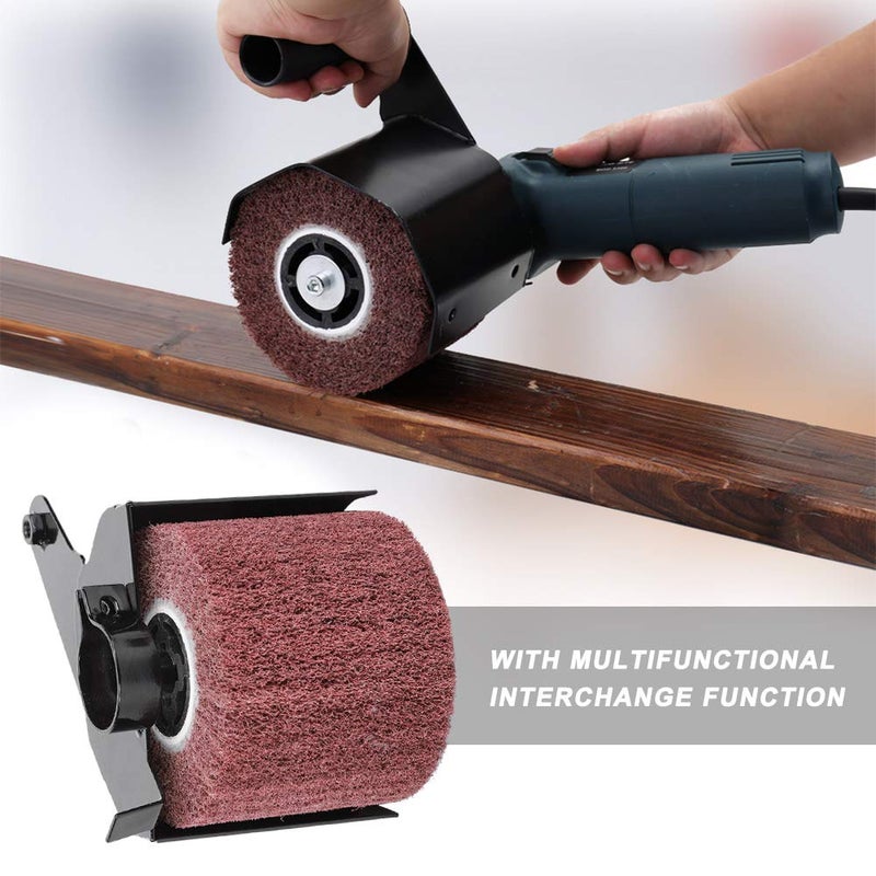 Jectse Burnishing Polishing Machine and Attachment for Angle Grinder, Angle Grinder Accessories Polishing Wheel Drawing Machine - Image 2
